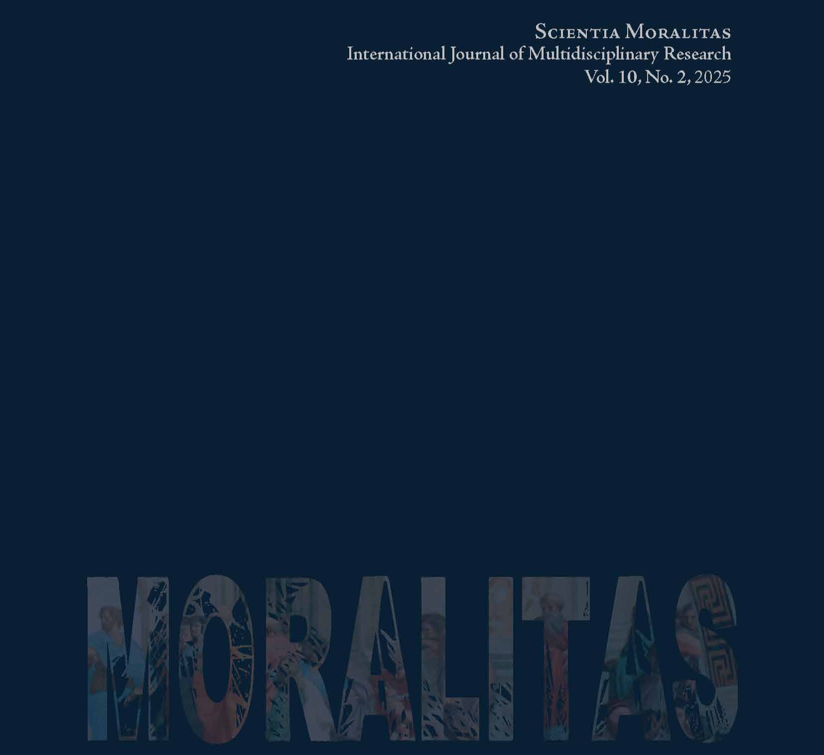 Scientia Moralitas journal cover